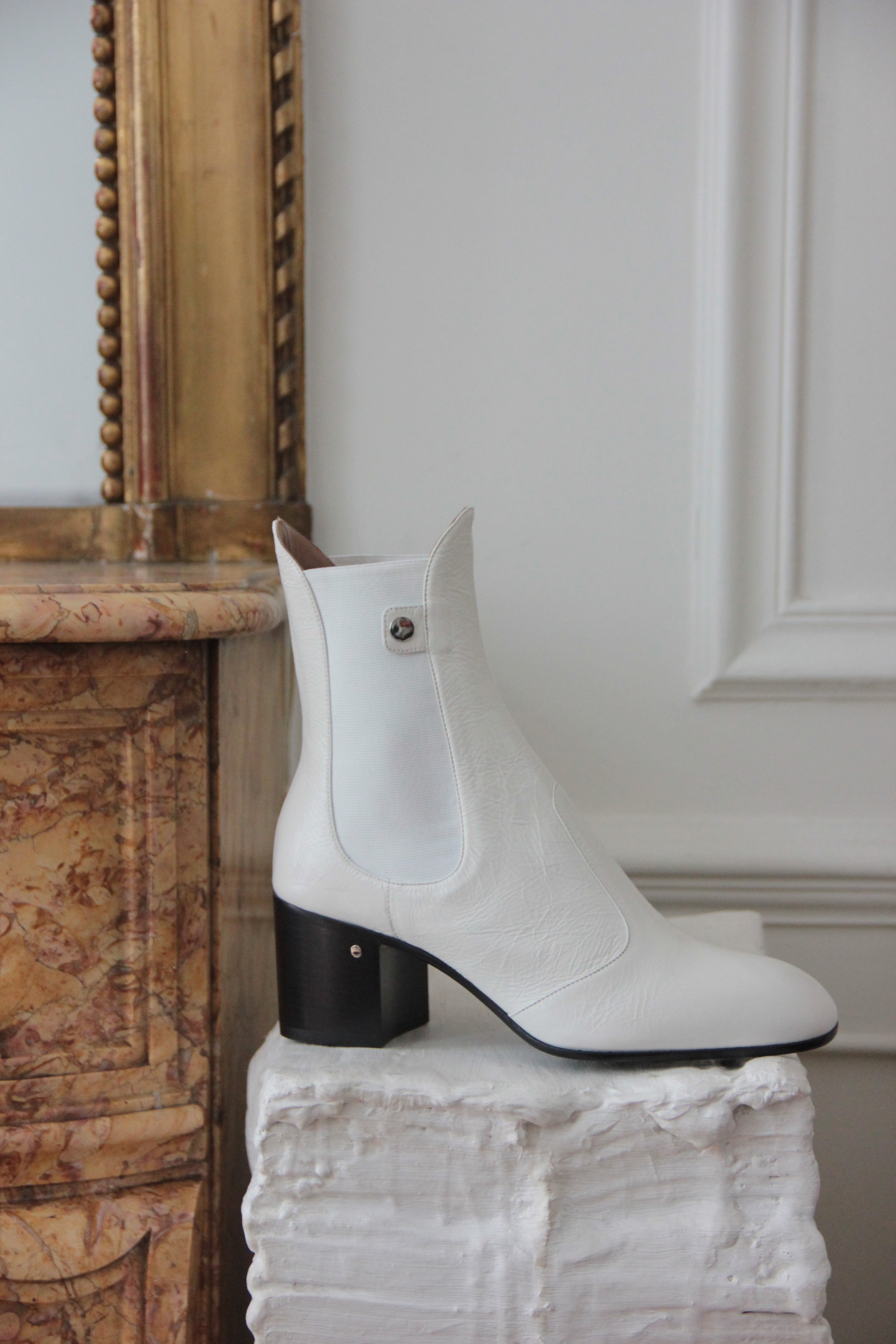 Laurence dacade cheap white boots