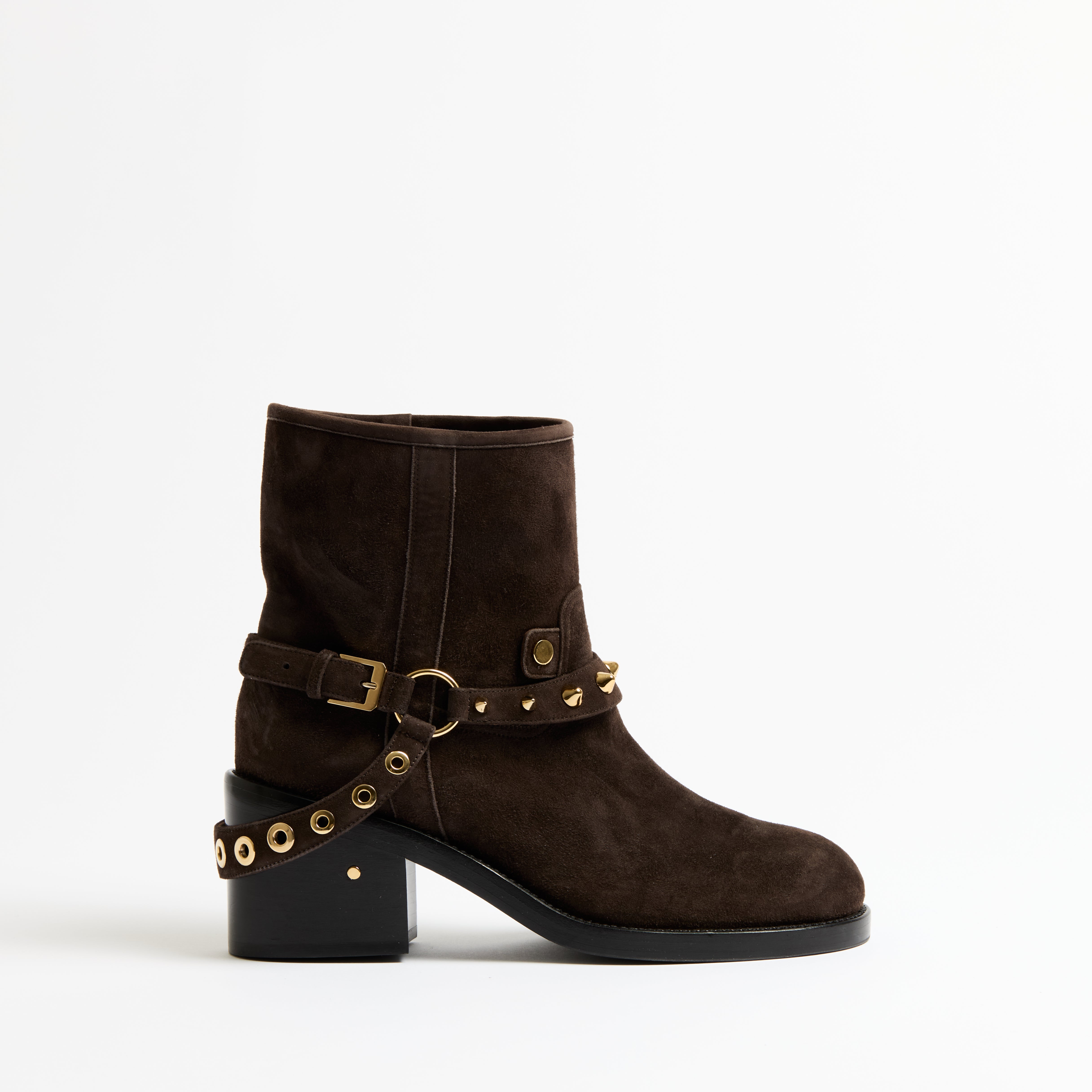MYRON brown suede