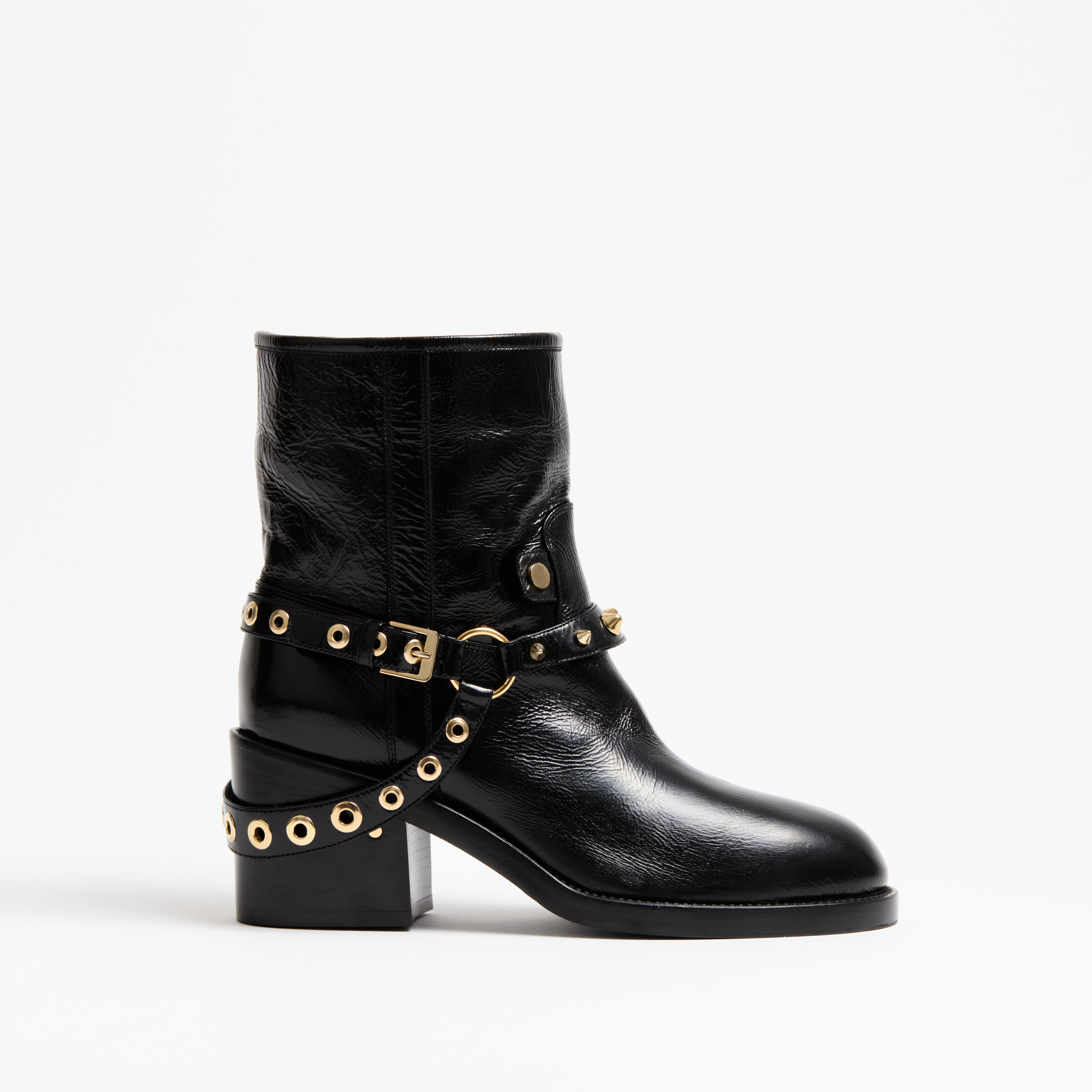 MYRON vintage calf black