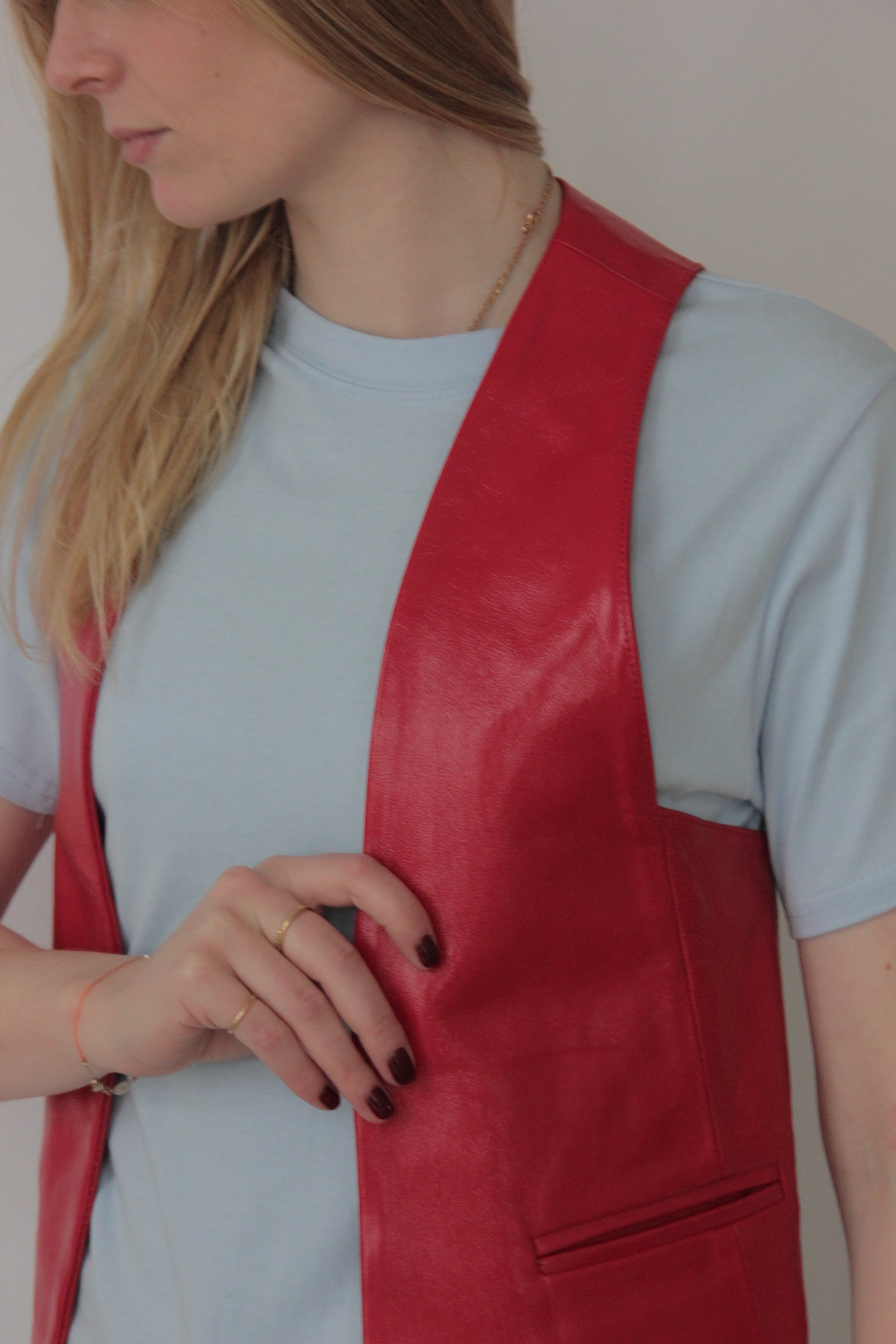 laurence dacade GILET rouge